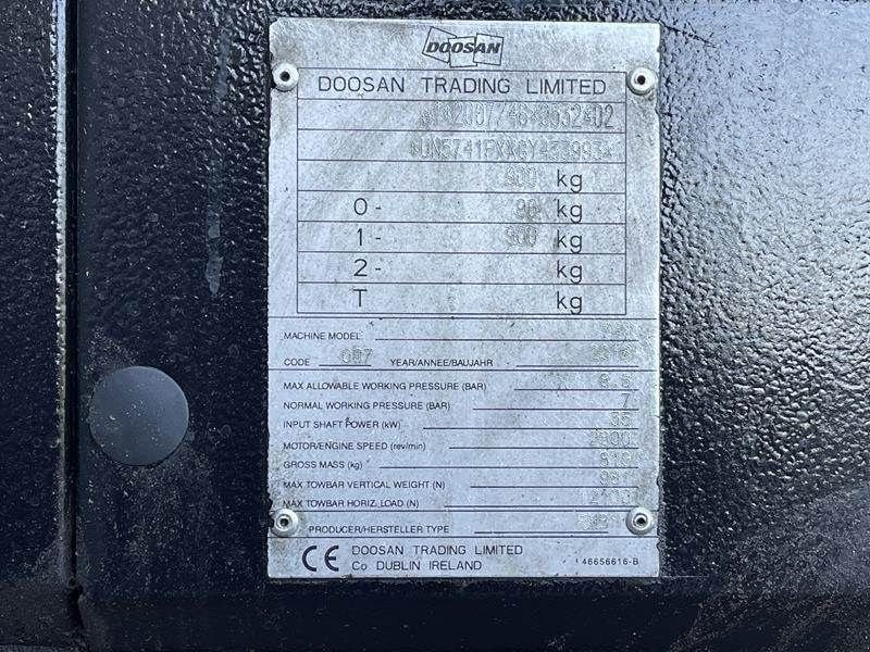 Hof-Kompressor tipa Doosan 7 / 41 - N, Gebrauchtmaschine u Waregem (Slika 4)