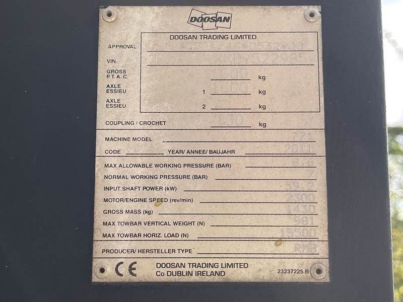 Hof-Kompressor tipa Ingersoll Rand 7 / 71 - N, Gebrauchtmaschine u Waregem (Slika 5)