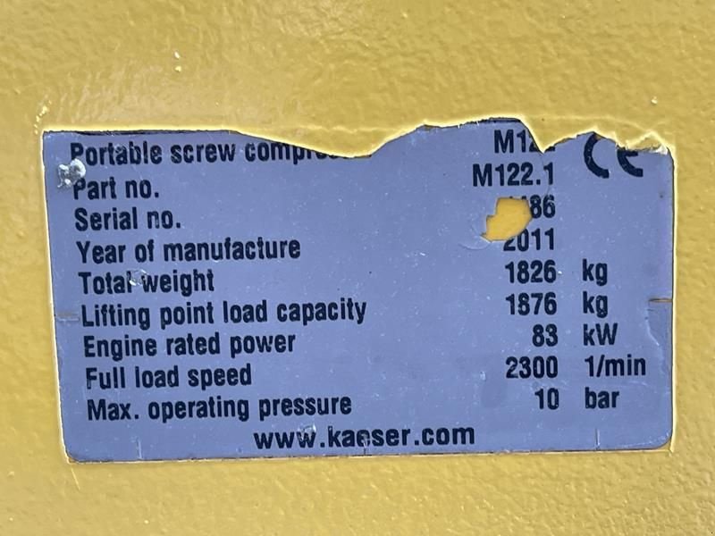 Hof-Kompressor от тип Kaeser M 122 - N, Gebrauchtmaschine в Waregem (Снимка 5)