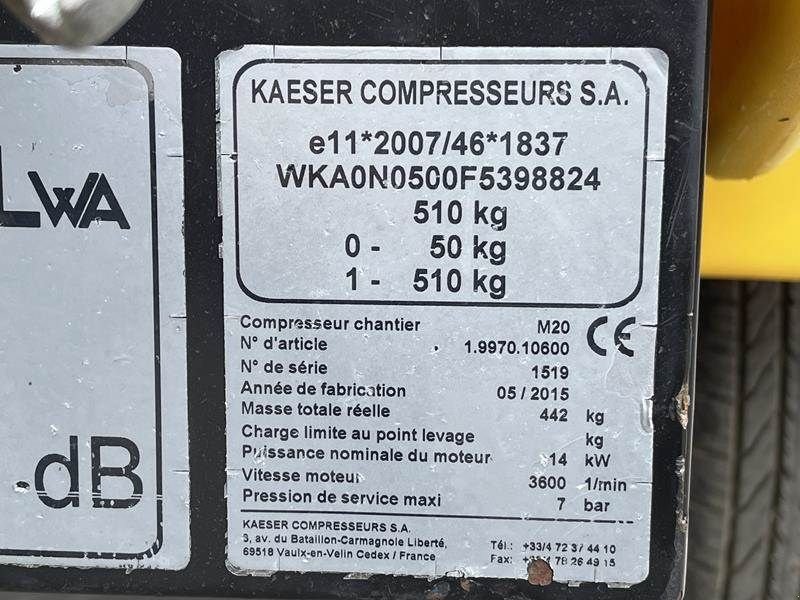 Hof-Kompressor typu Kaeser M 20, Gebrauchtmaschine v Waregem (Obrázek 10)