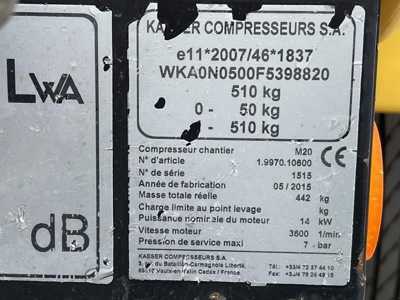 Hof-Kompressor типа Kaeser M 20, Gebrauchtmaschine в Waregem (Фотография 10)