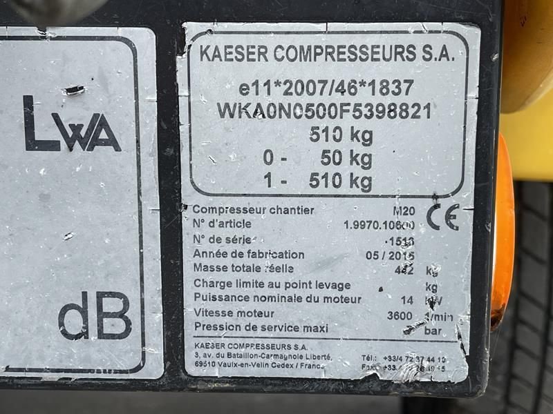 Hof-Kompressor typu Kaeser M 20, Gebrauchtmaschine w Waregem (Zdjęcie 10)