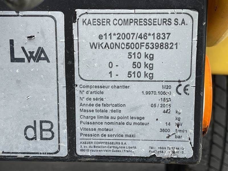 Hof-Kompressor typu Kaeser M 20, Gebrauchtmaschine v Waregem (Obrázek 10)