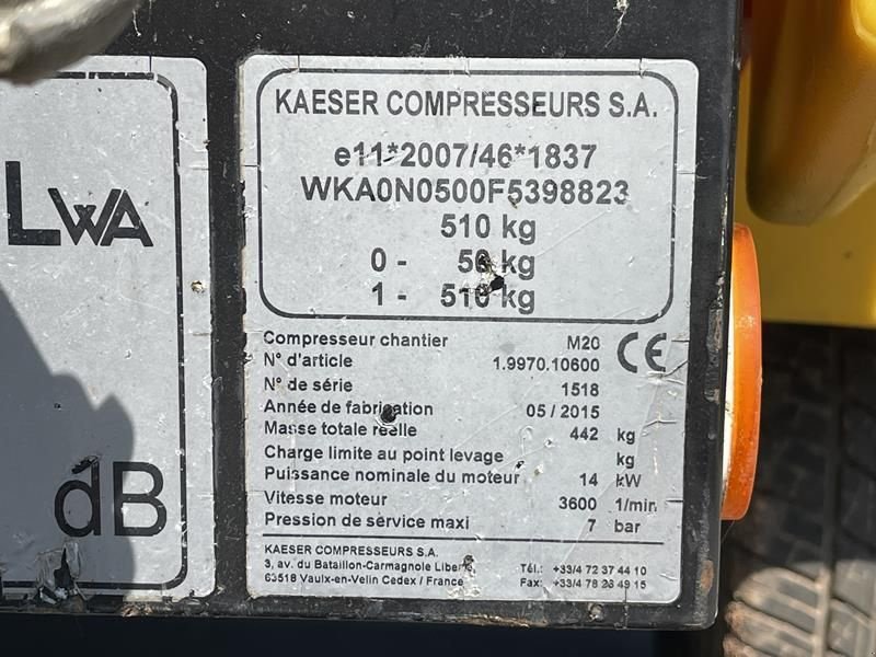 Hof-Kompressor del tipo Kaeser M 20, Gebrauchtmaschine en Waregem (Imagen 3)