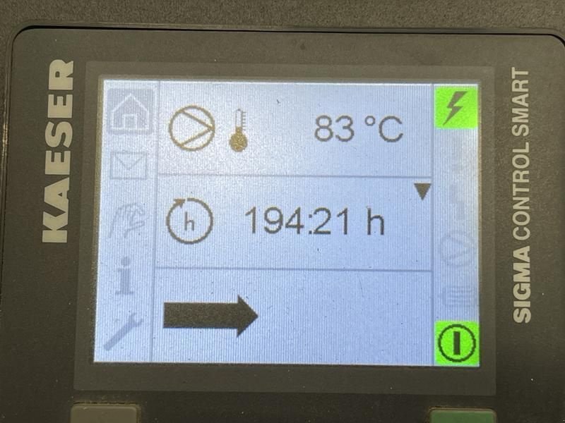 Hof-Kompressor Türe ait Kaeser M 50 E, Gebrauchtmaschine içinde Waregem (resim 8)