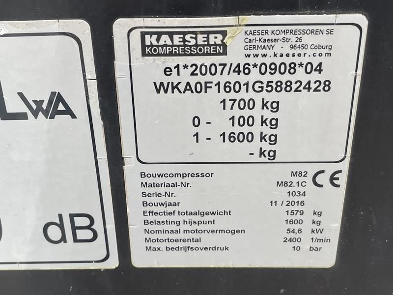 Hof-Kompressor van het type Kaeser M 82 - N, Gebrauchtmaschine in Waregem (Foto 7)