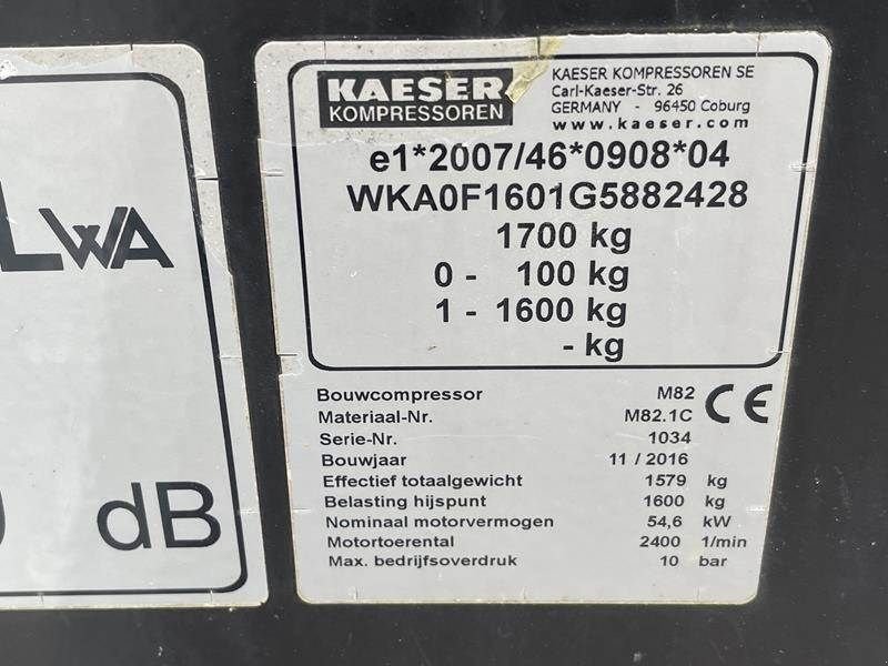 Hof-Kompressor tipa Kaeser M 82 - N, Gebrauchtmaschine u Waregem (Slika 5)
