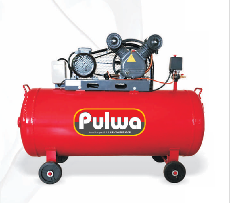 Hof-Kompressor of the type Pulwa PS-200-M mobiler Kompressor mit Riemenantrieb, 200l, Neumaschine in mixnitz (Picture 1)