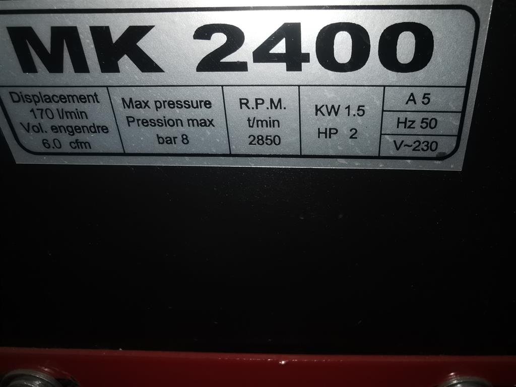 Hof-Kompressor типа Sonstige 2 Hk MK 2400, Gebrauchtmaschine в Egtved (Фотография 3)