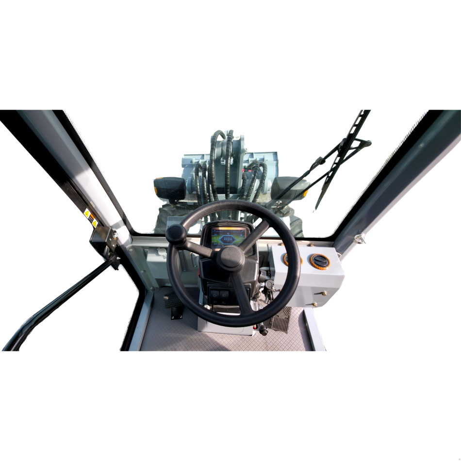 Hoflader des Typs AGROX OX1090 mit Kabine, Neumaschine in Arbing (Bild 14)