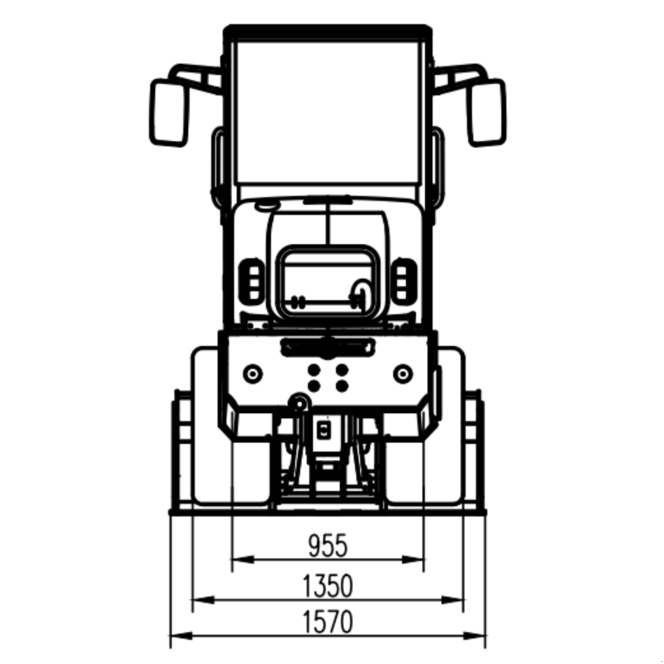 Hoflader des Typs AGROX OX1090, Neumaschine in Arbing (Bild 5)