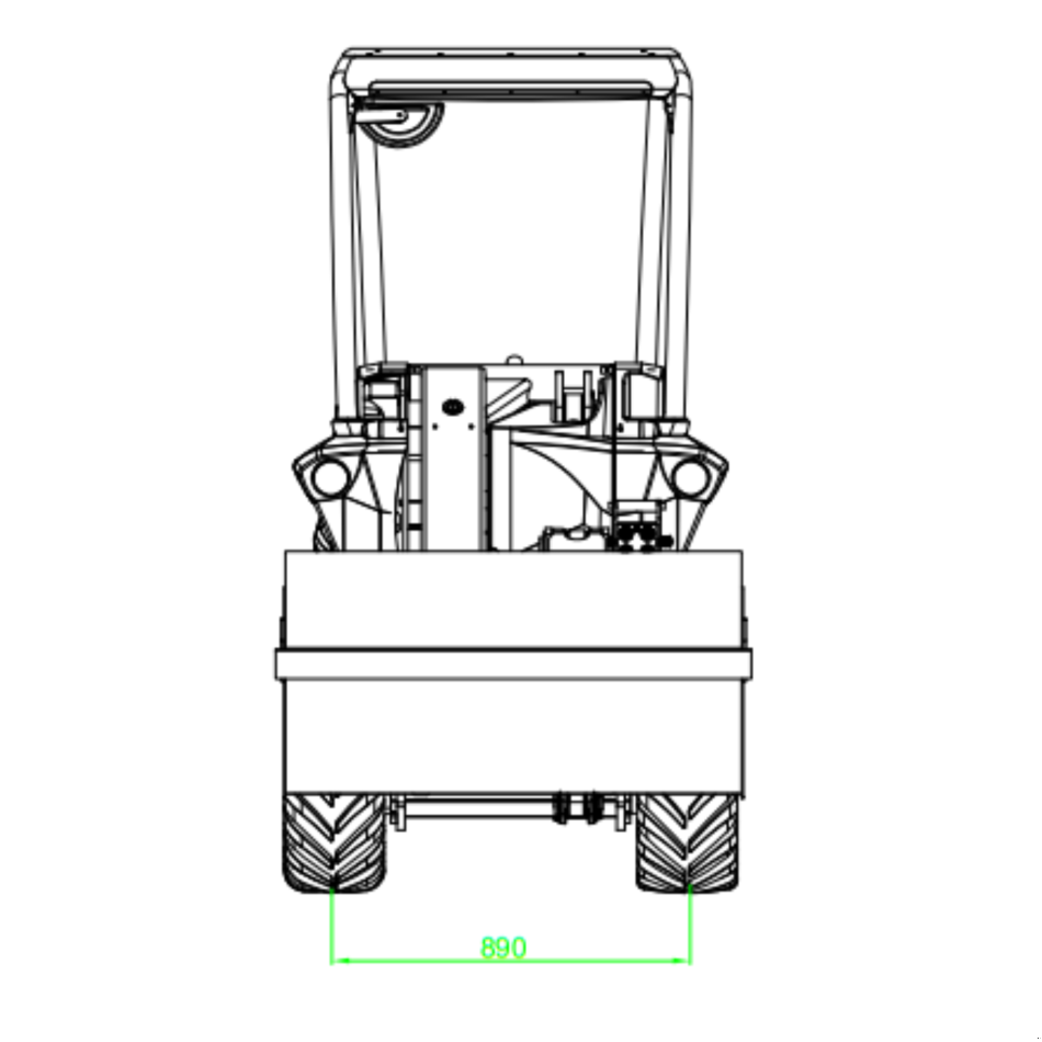 Hoflader des Typs AGROX OX625, Neumaschine in Arbing (Bild 11)
