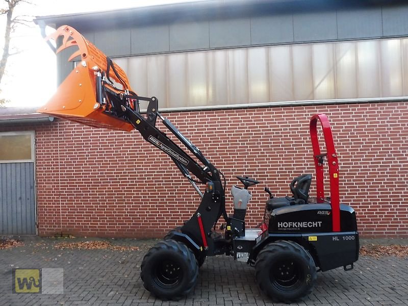 Hoflader des Typs Ags Hofknecht HL 1000 mit Kobuta/ Yanmar Motor, Neumaschine in Metelen (Bild 11)