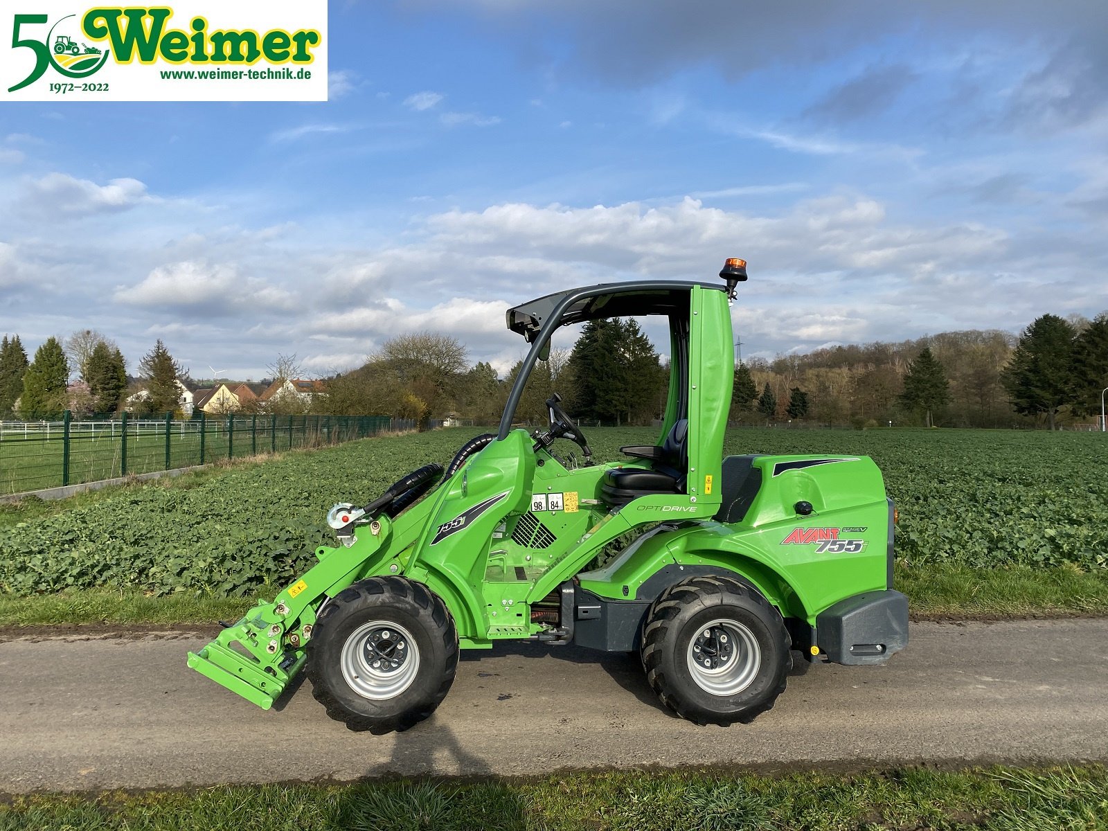 Hoflader of the type Avant 755i, Gebrauchtmaschine in Lollar, Ruttershausen (Picture 3)