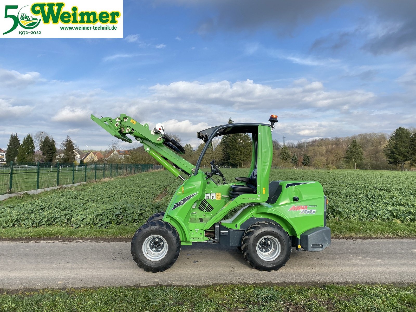 Hoflader of the type Avant 755i, Gebrauchtmaschine in Lollar, Ruttershausen (Picture 5)