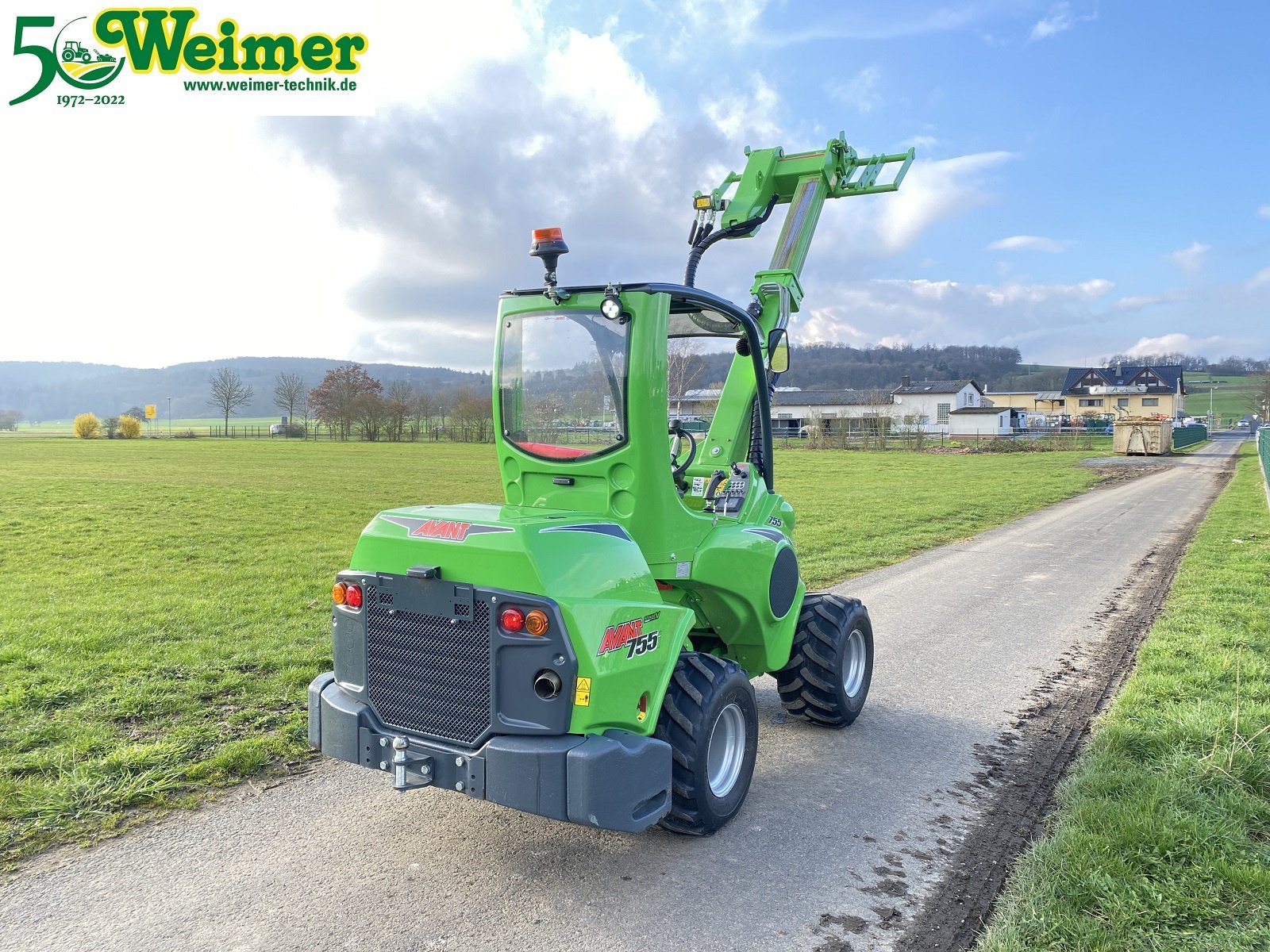 Hoflader of the type Avant 755i, Gebrauchtmaschine in Lollar, Ruttershausen (Picture 9)