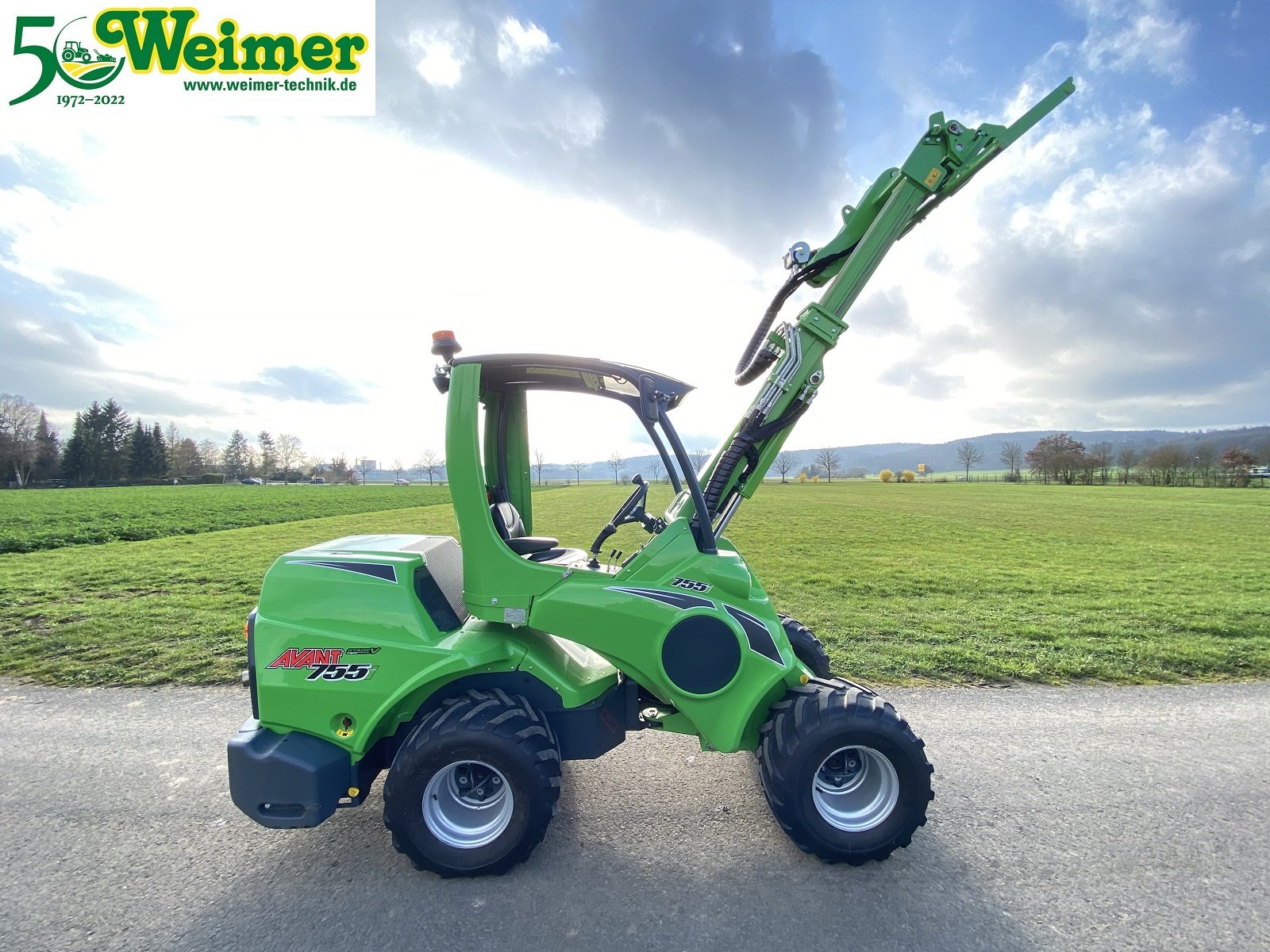 Hoflader of the type Avant 755i, Gebrauchtmaschine in Lollar, Ruttershausen (Picture 10)