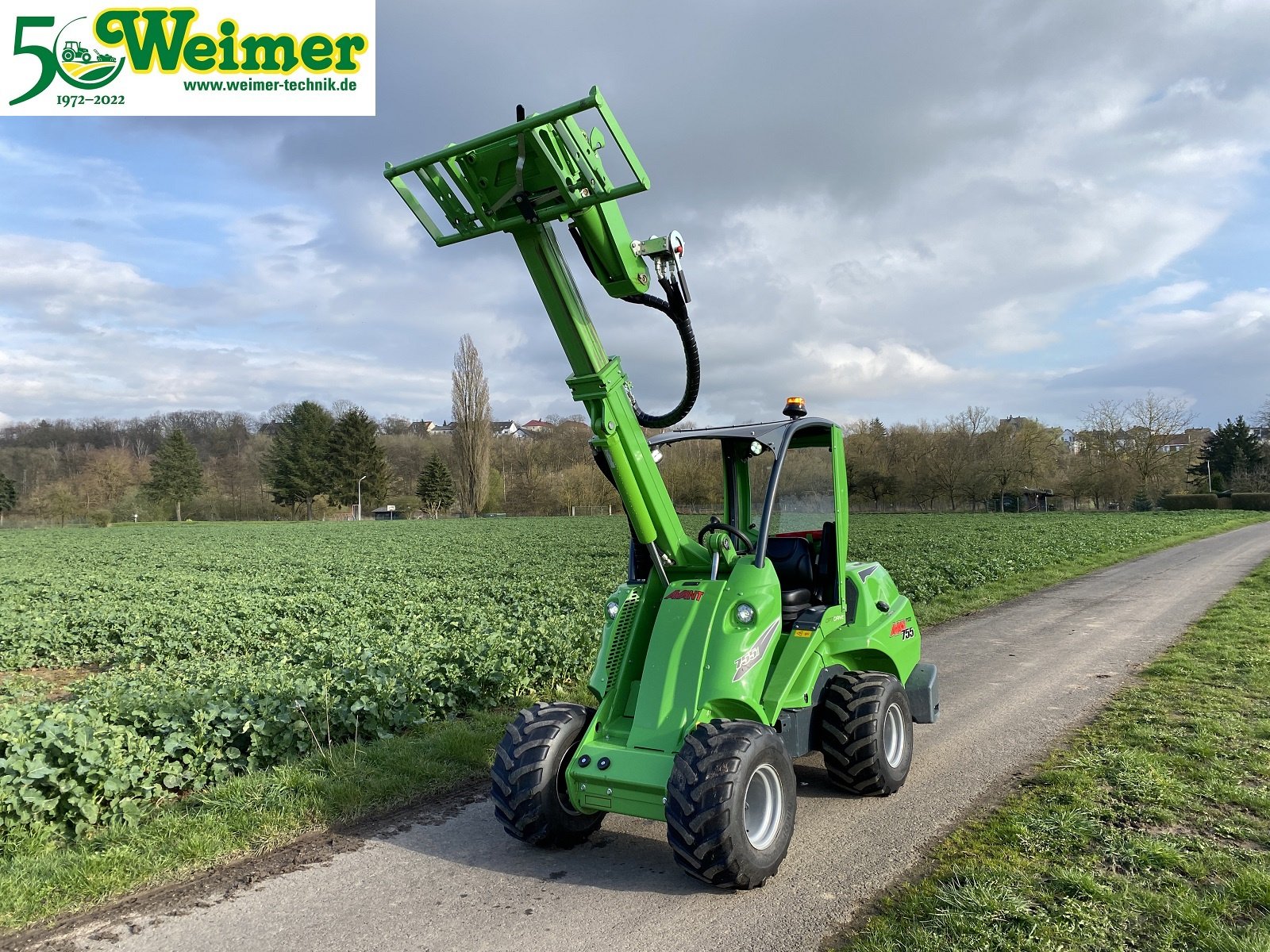 Hoflader of the type Avant 755i, Gebrauchtmaschine in Lollar, Ruttershausen (Picture 13)