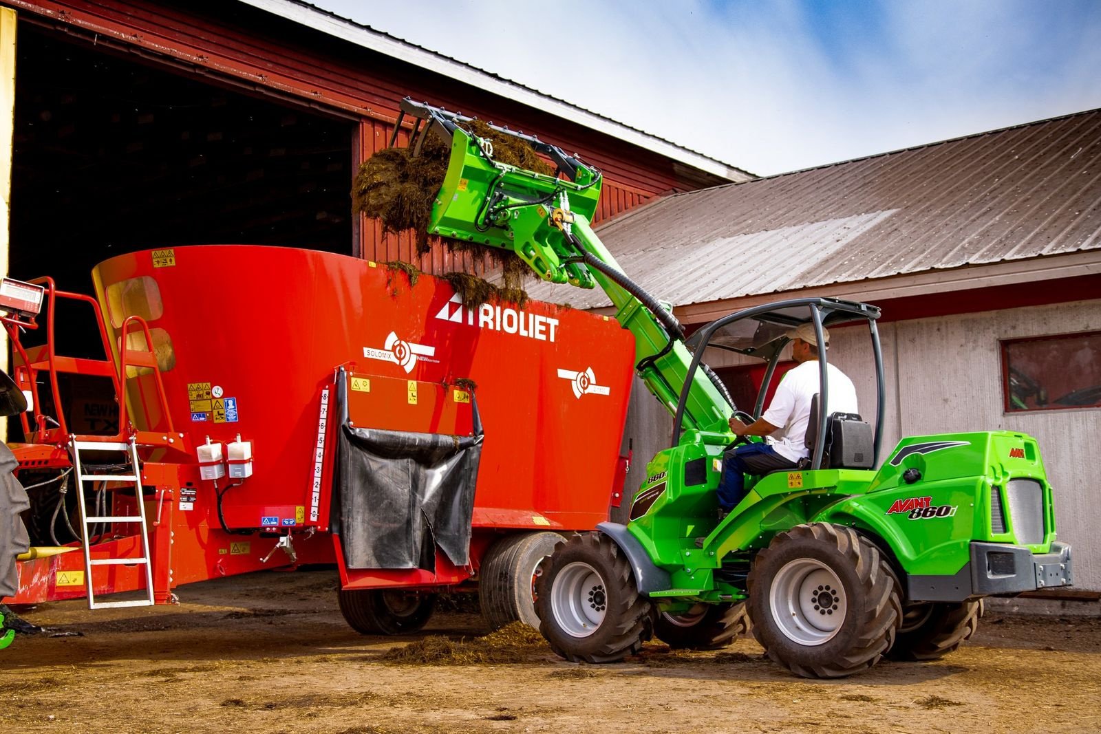 Hoflader of the type Avant Avant 860i Multifunktionslader, Neumaschine in Waidhofen an der Thaya (Picture 13)