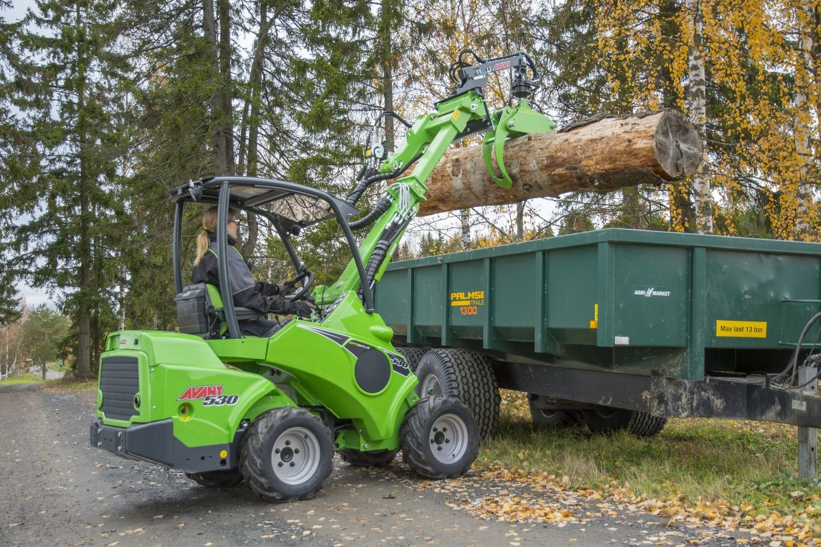 Hoflader des Typs Avant Avant Avant 530 Multifunktionslader + Austria Pa, Neumaschine in Waidhofen an der Thaya (Bild 5)