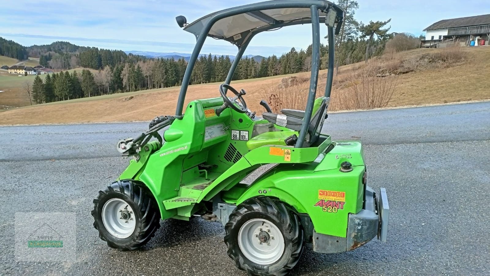 Hoflader des Typs Avant Hoftrac 520, Gebrauchtmaschine in Wartberg (Bild 1)