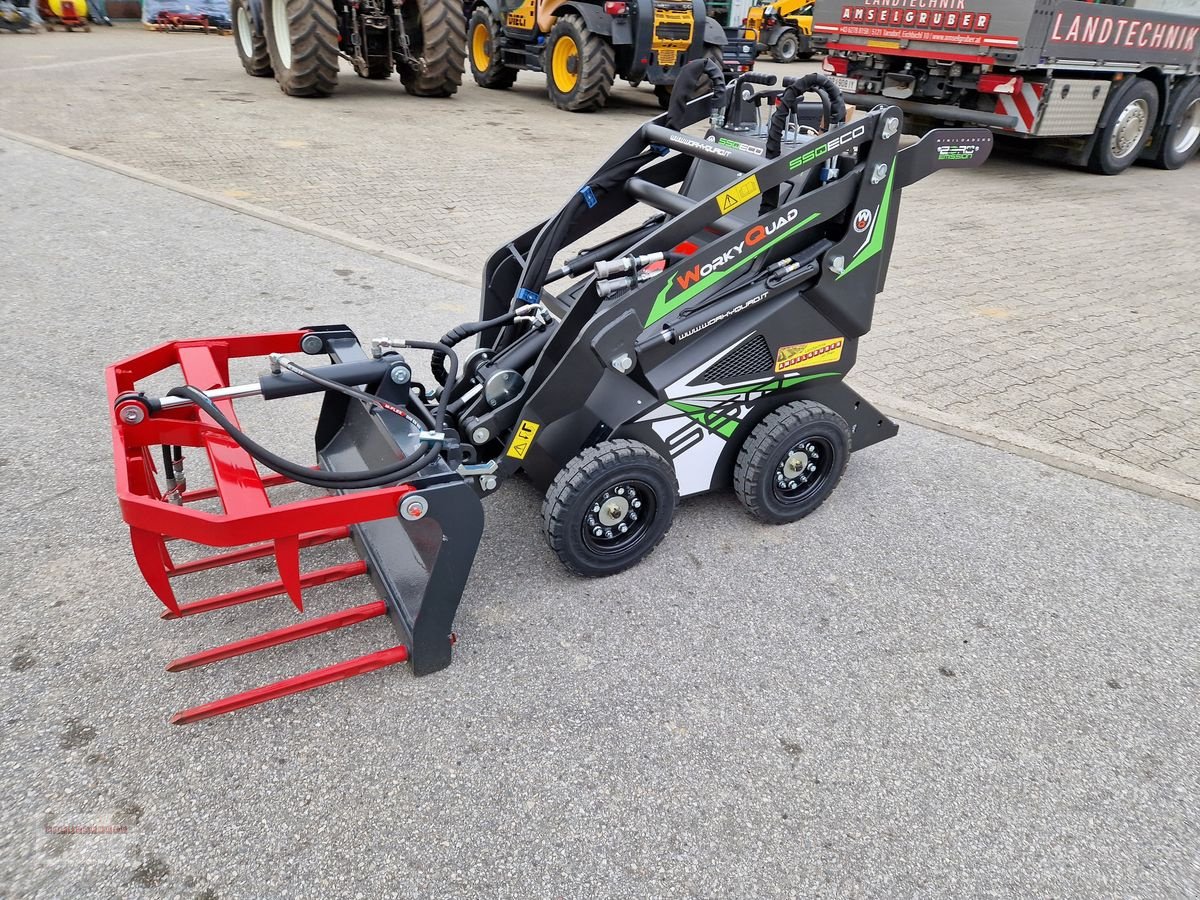 Hoflader des Typs Cast Group SSQ Ecoquad Elektro BLACK-EDITION Skidlader, Gebrauchtmaschine in Tarsdorf (Bild 3)