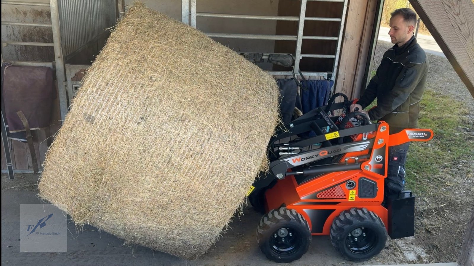 Hoflader от тип Cast Group Worky Quad SSQ 11 0,74 m breit Minilader Kompaktlader, Gebrauchtmaschine в Bruckmühl (Снимка 2)