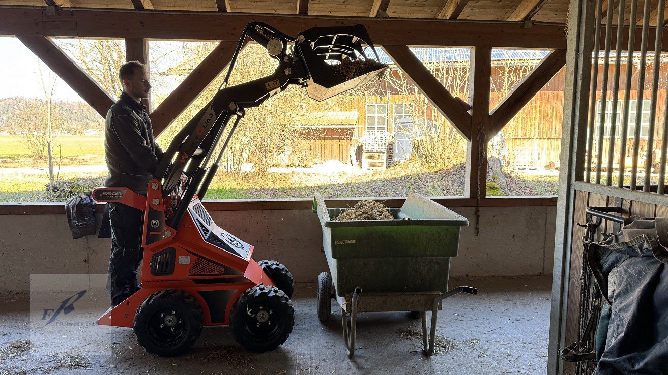 Hoflader от тип Cast Group Worky Quad SSQ 11 0,74 m breit Minilader Kompaktlader, Gebrauchtmaschine в Bruckmühl (Снимка 10)