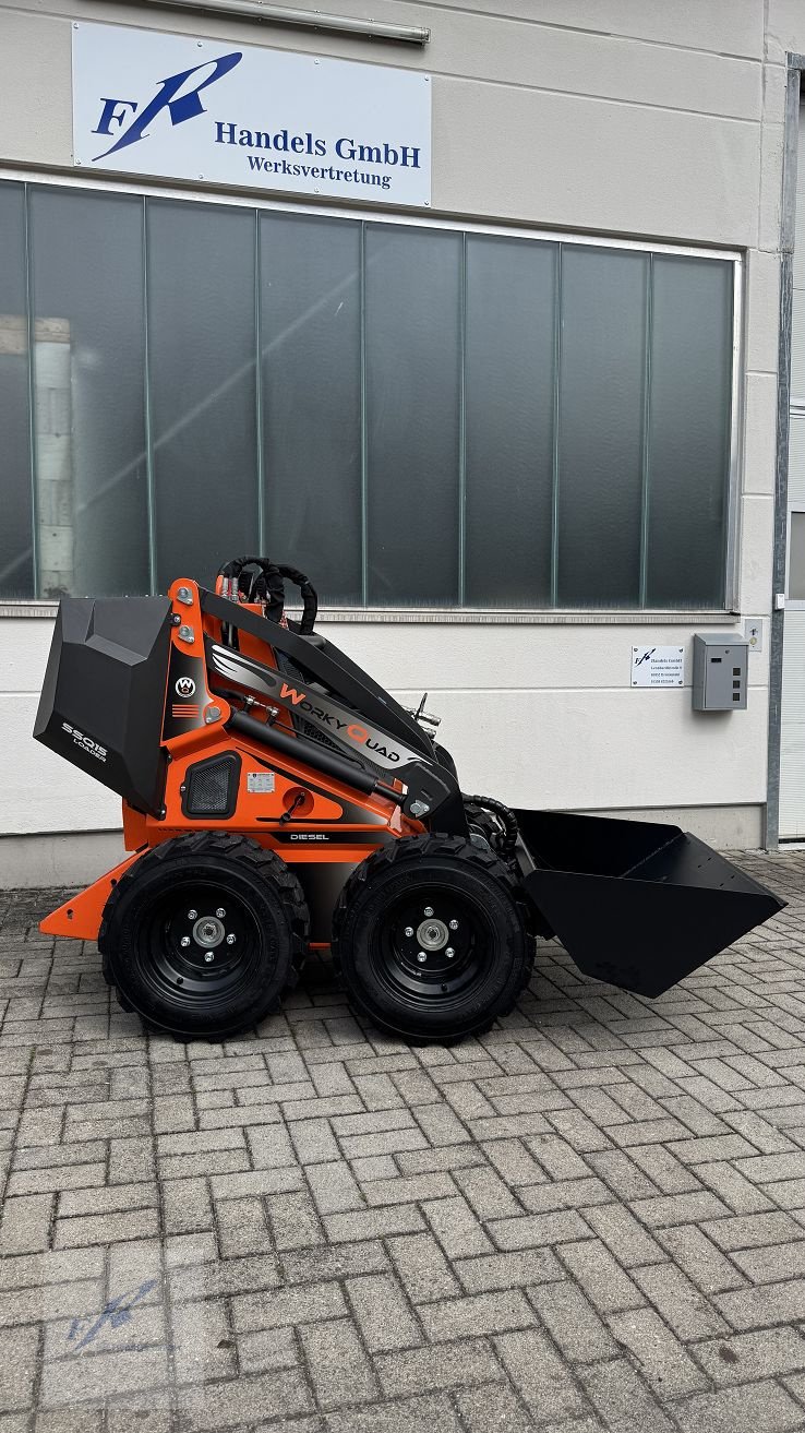 Hoflader του τύπου Cast Group WorkyQuad SSQ 15 Diesel Minilader Skidlader Kompaktlader Giant, Neumaschine σε Bruckmühl (Φωτογραφία 9)