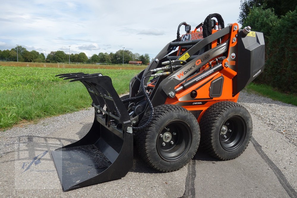 Hoflader του τύπου Cast Group WorkyQuad SSQ 15 Diesel Minilader Skidlader Kompaktlader Giant, Neumaschine σε Bruckmühl (Φωτογραφία 11)