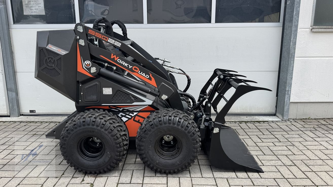Hoflader of the type Cast Group WorkyQuad SSQ 22 Minilader Kompaktlader Skidlader, Gebrauchtmaschine in Bruckmühl (Picture 1)