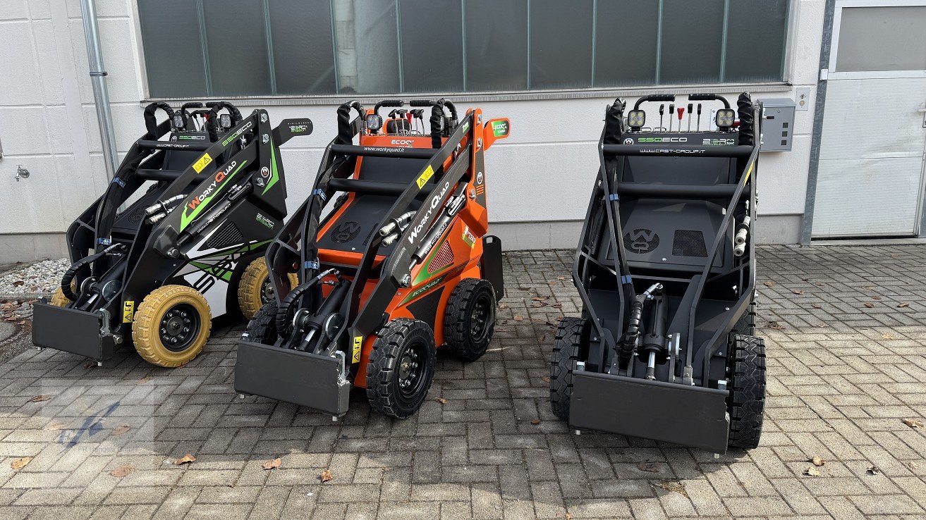 Hoflader a típus Cast Group WorkyQuad SSQ Eco Minilader 0,74 m Elektrolader Kompaktlader Giant, Neumaschine ekkor: Bruckmühl (Kép 4)
