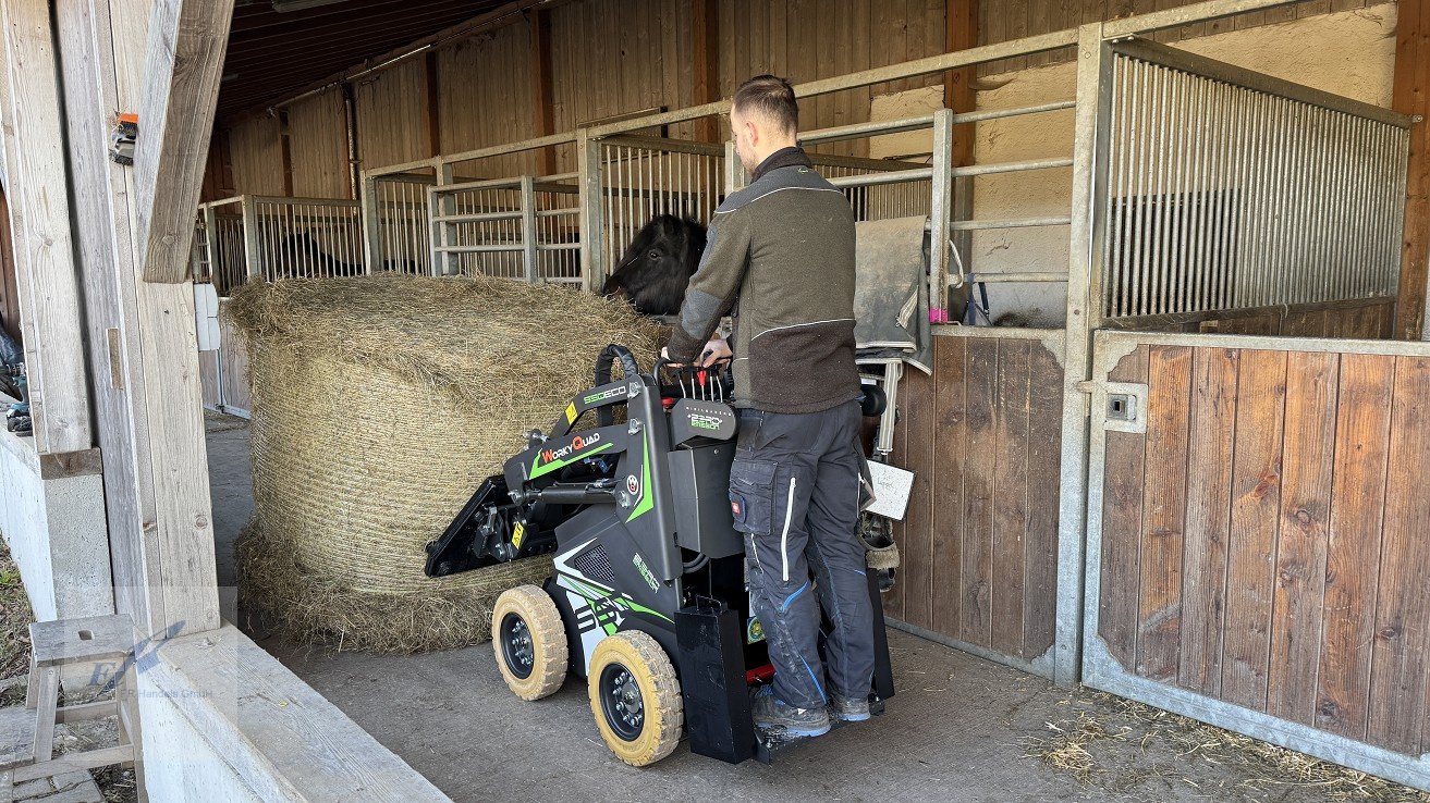 Hoflader of the type Cast Group WorkyQuad SSQ ECO Minilader Elektrolader Elektro Kompaktlader 0,74 m, Neumaschine in Bruckmühl (Picture 1)