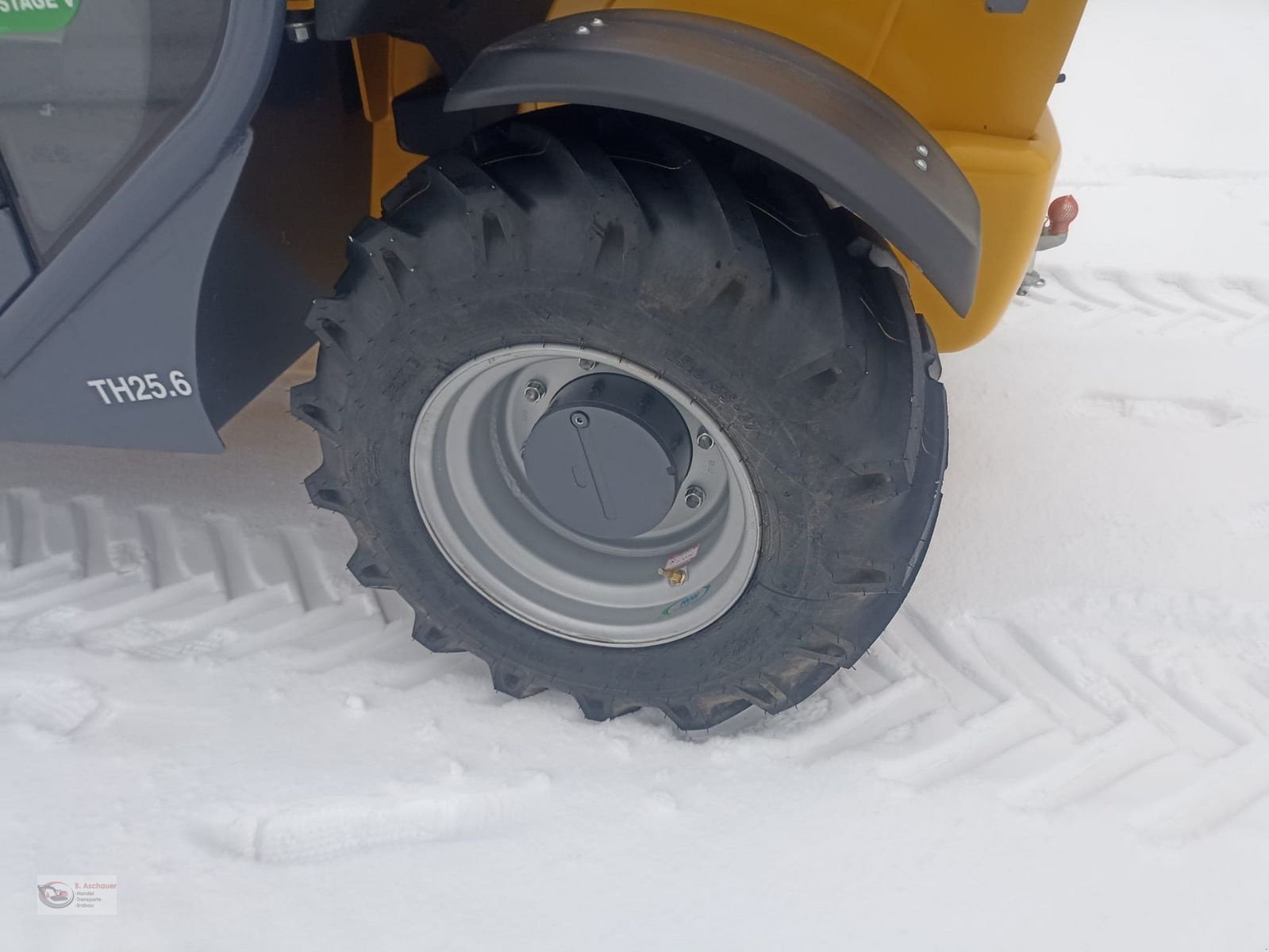 Hoflader del tipo Eurotrac Teleskoplader TH25.6 mit Schaufel und Palettenga, Vorführmaschine In Dimbach (Immagine 10)