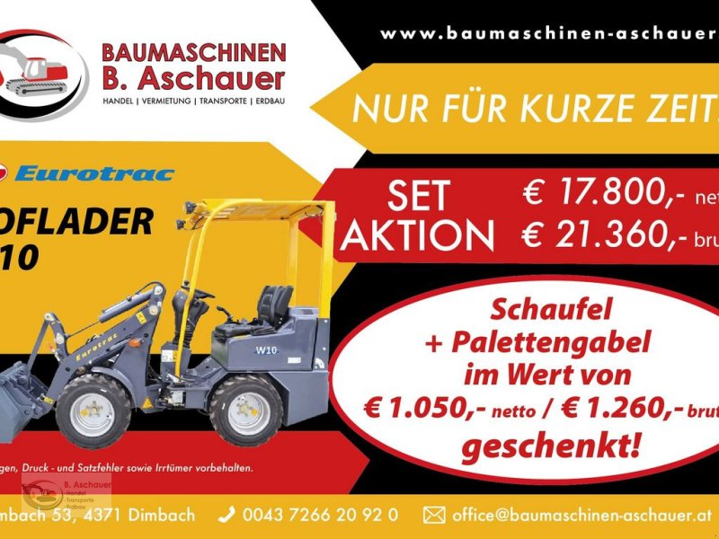 Hoflader of the type Eurotrac W10 SET AKTION, Neumaschine in Dimbach (Picture 1)