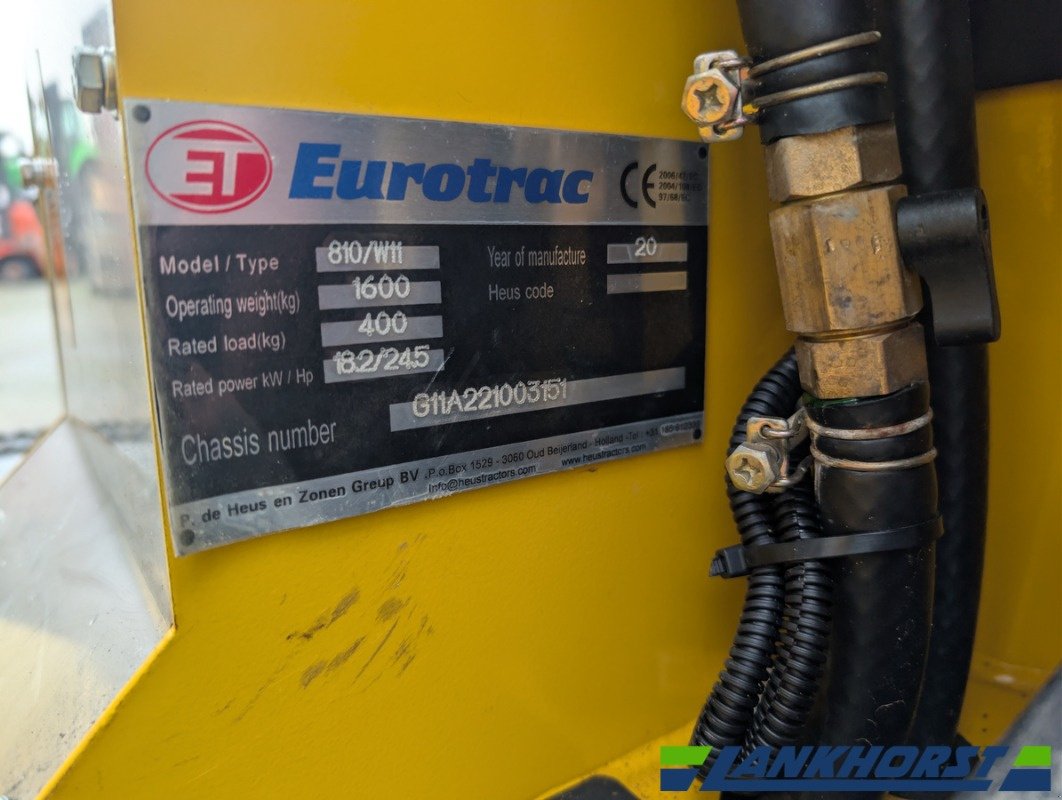 Hoflader a típus Eurotrac W11-C VOLLKABINE, Neumaschine ekkor: Neuenkirchen / Bramsche (Kép 13)