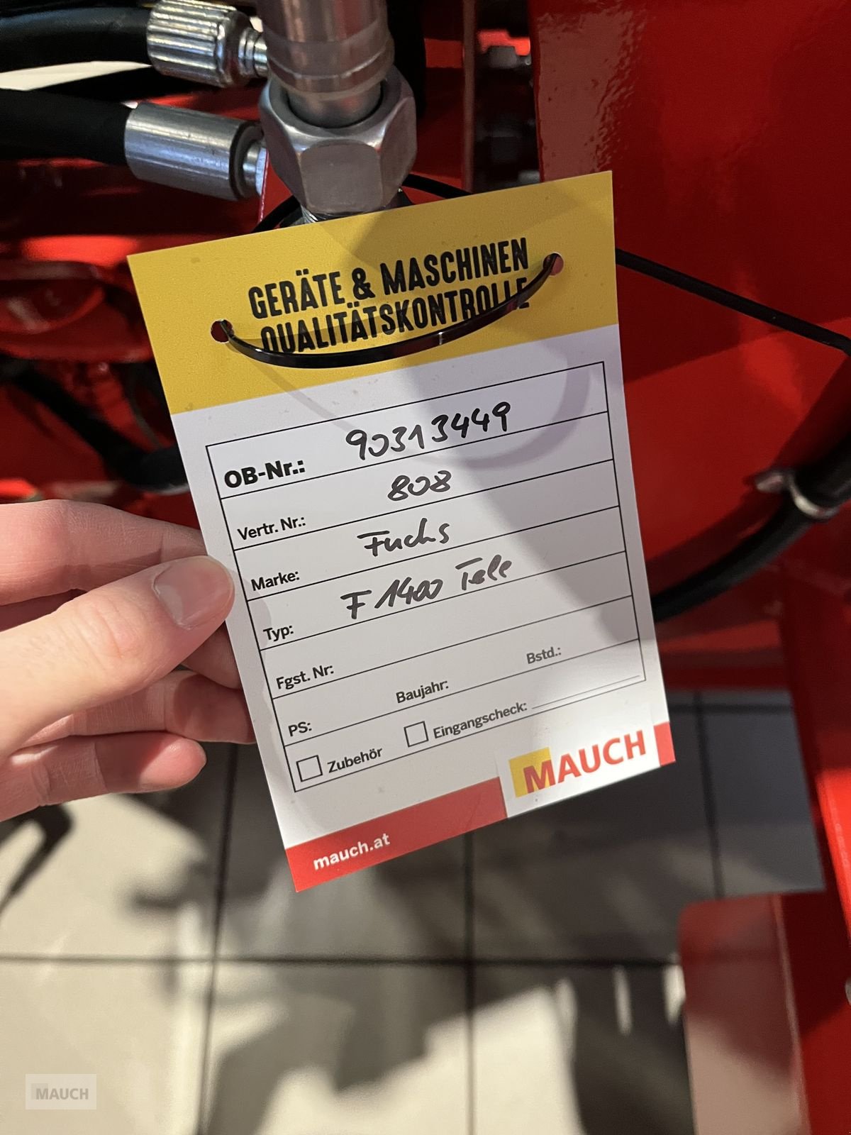 Hoflader of the type Fuchs 1400 Tele mit Kabine & Euroaufnahme, Gebrauchtmaschine in Burgkirchen (Picture 5)