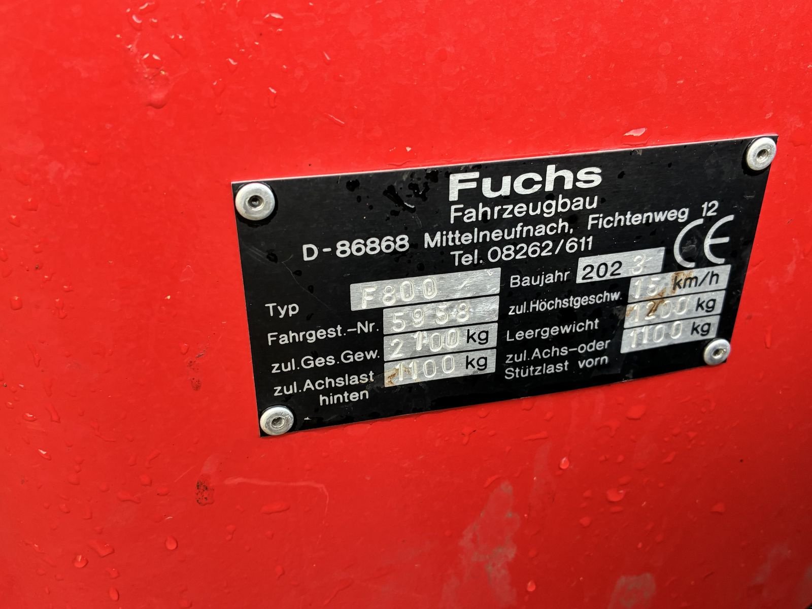 Hoflader typu Fuchs F 800, Gebrauchtmaschine v Villach (Obrázek 8)