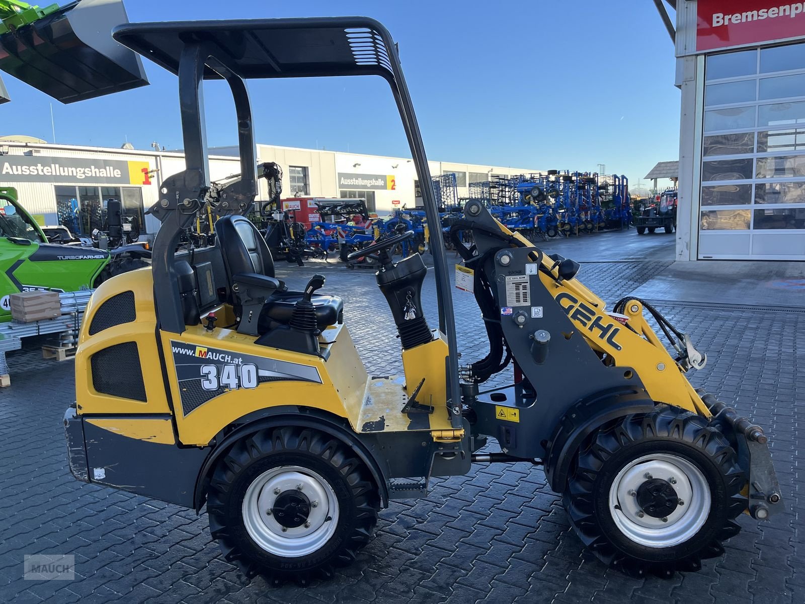 Hoflader Türe ait Gehl 340 mit Weidemann HV, Gebrauchtmaschine içinde Burgkirchen (resim 9)