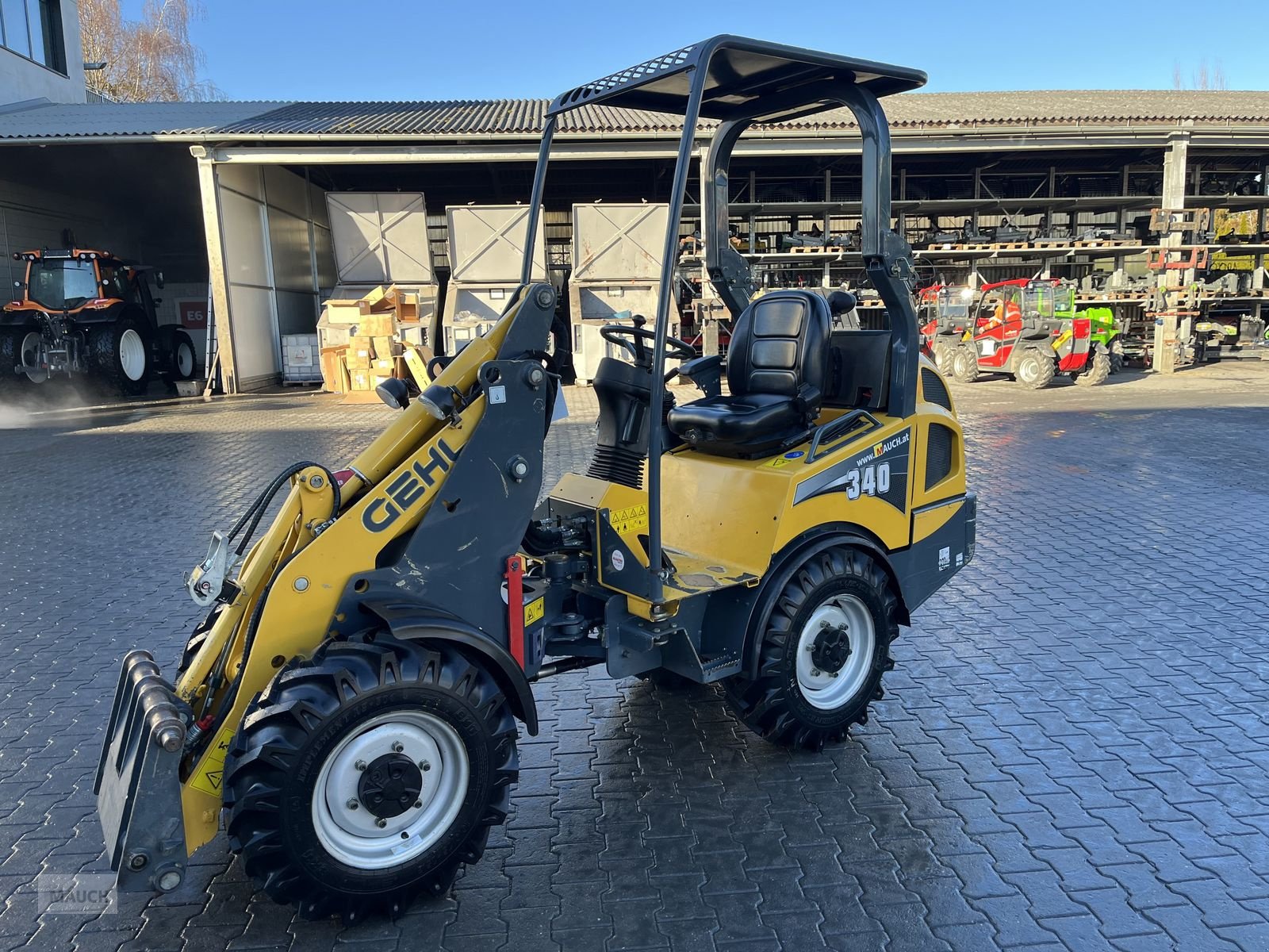 Hoflader Türe ait Gehl 340 mit Weidemann HV, Gebrauchtmaschine içinde Burgkirchen (resim 5)