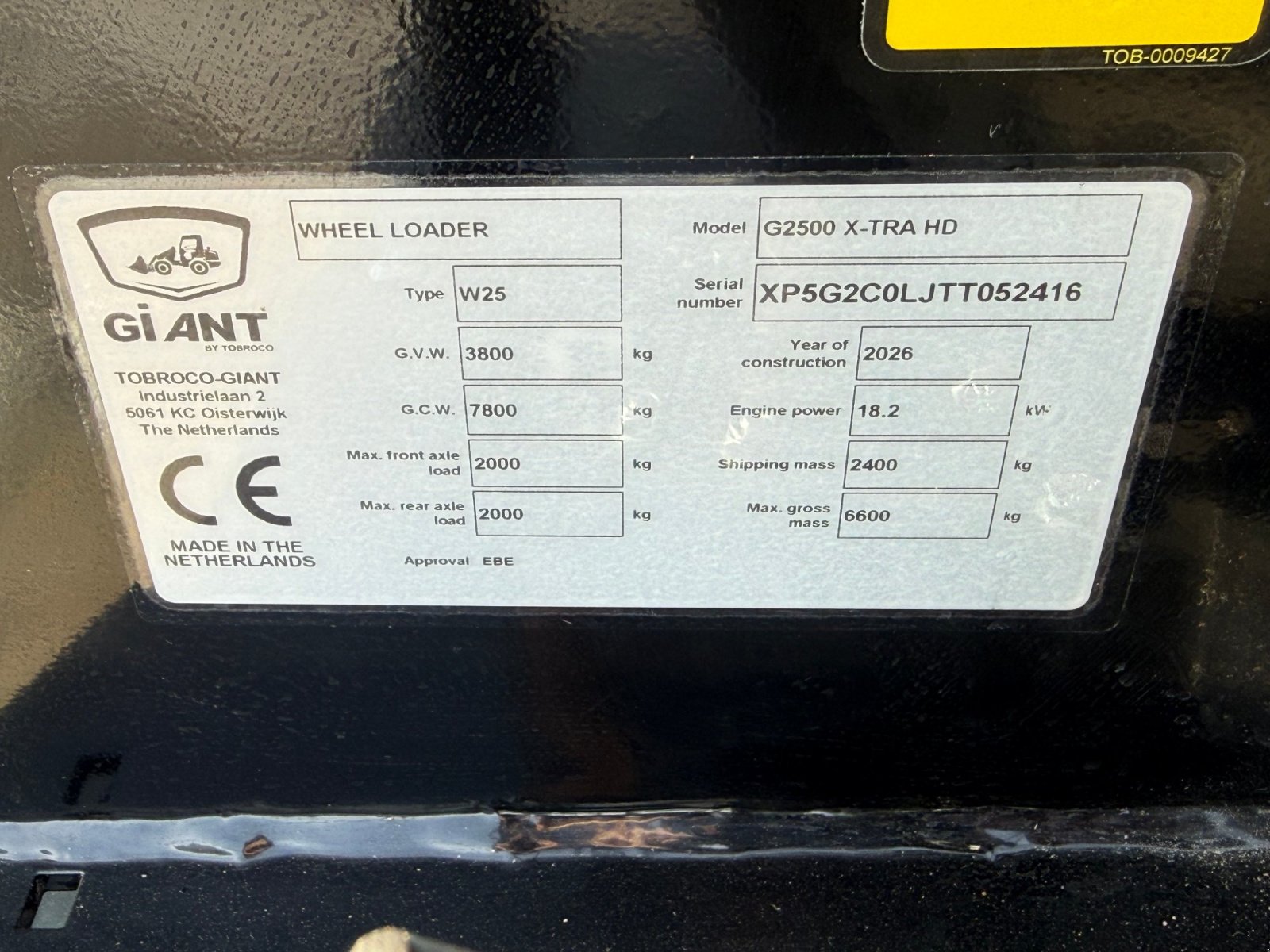 Hoflader Türe ait GiANT G 2500 X-TRA HD, Neumaschine içinde Neureichenau (resim 16)