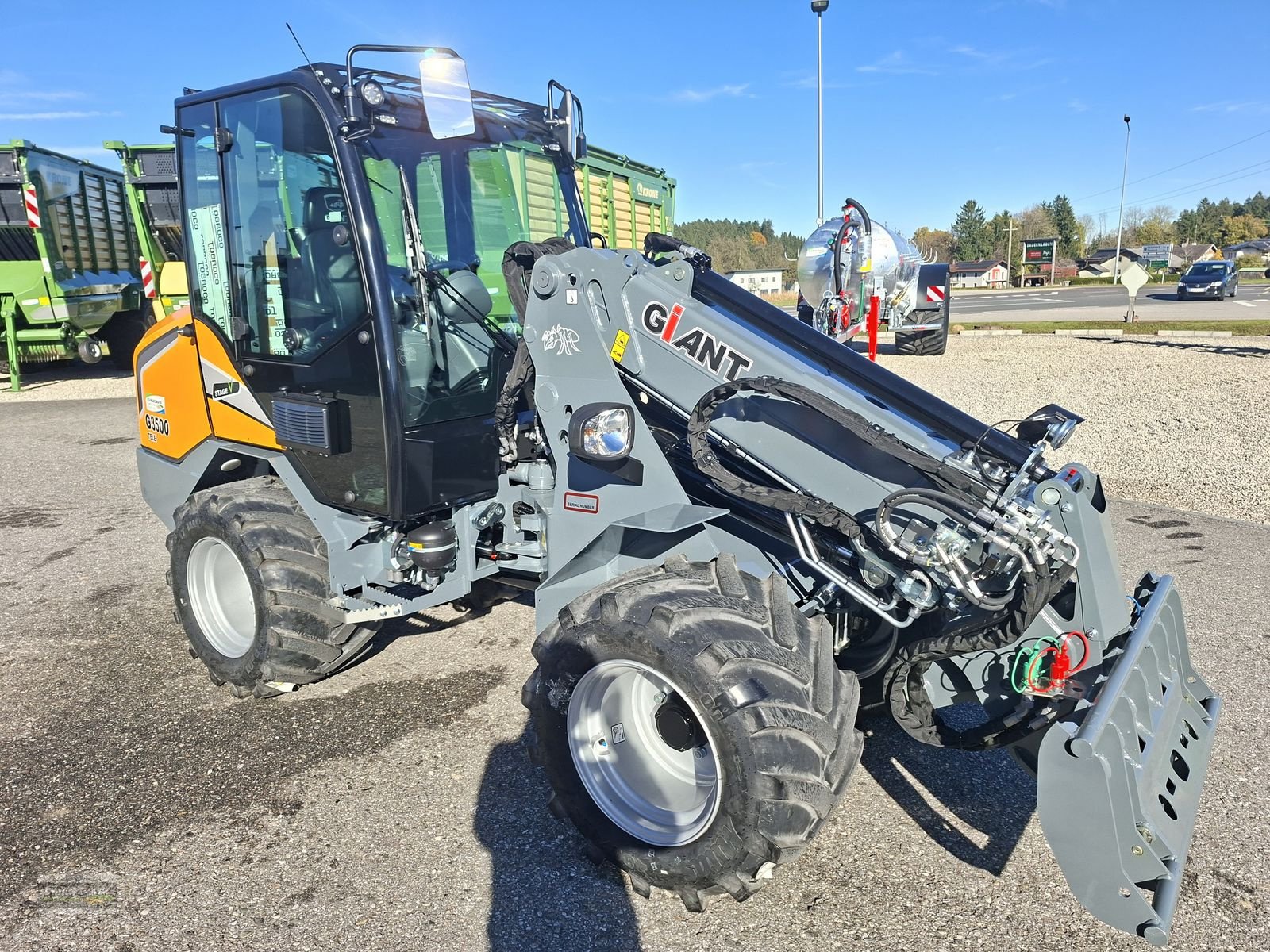 Hoflader a típus GiANT G3500 Tele, Neumaschine ekkor: Gampern (Kép 5)