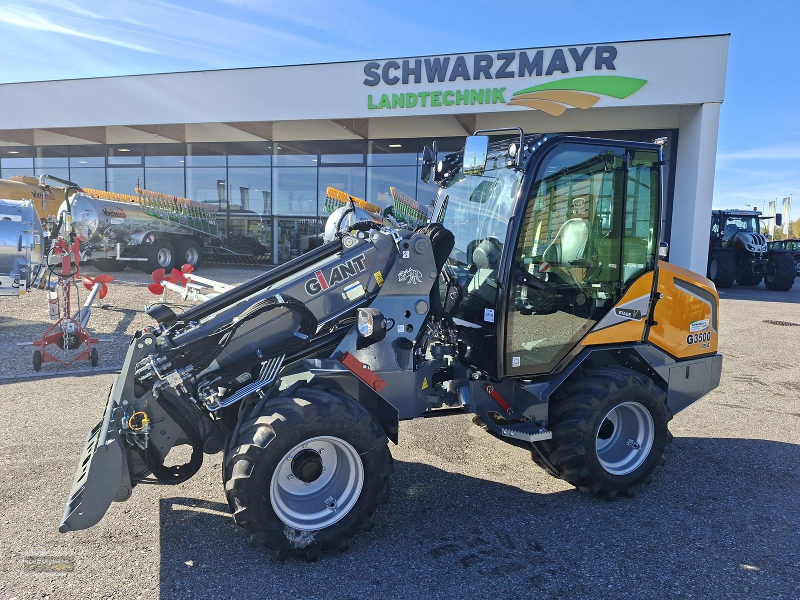 Hoflader a típus GiANT G3500 Tele, Neumaschine ekkor: Gampern (Kép 1)