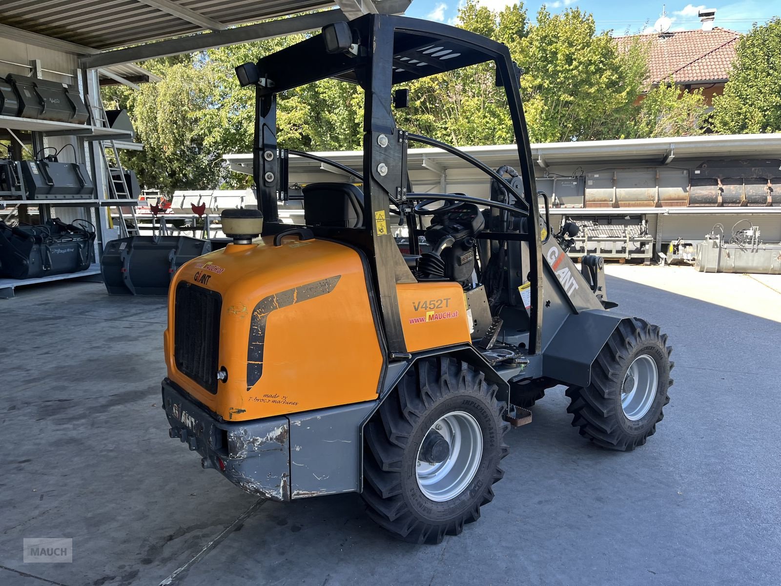 Hoflader typu GiANT V452T mit Weidemann HV, Gebrauchtmaschine v Burgkirchen (Obrázek 7)