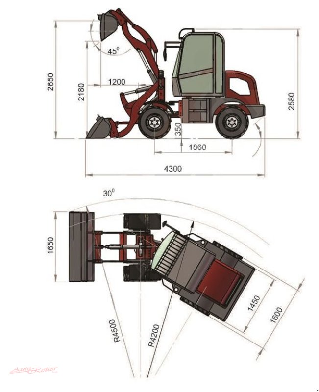 Hoflader des Typs Grizzly 809 Hoflader 4WD incl 2 Jahre mobile Garantie!!!, Neumaschine in Fohnsdorf (Bild 15)