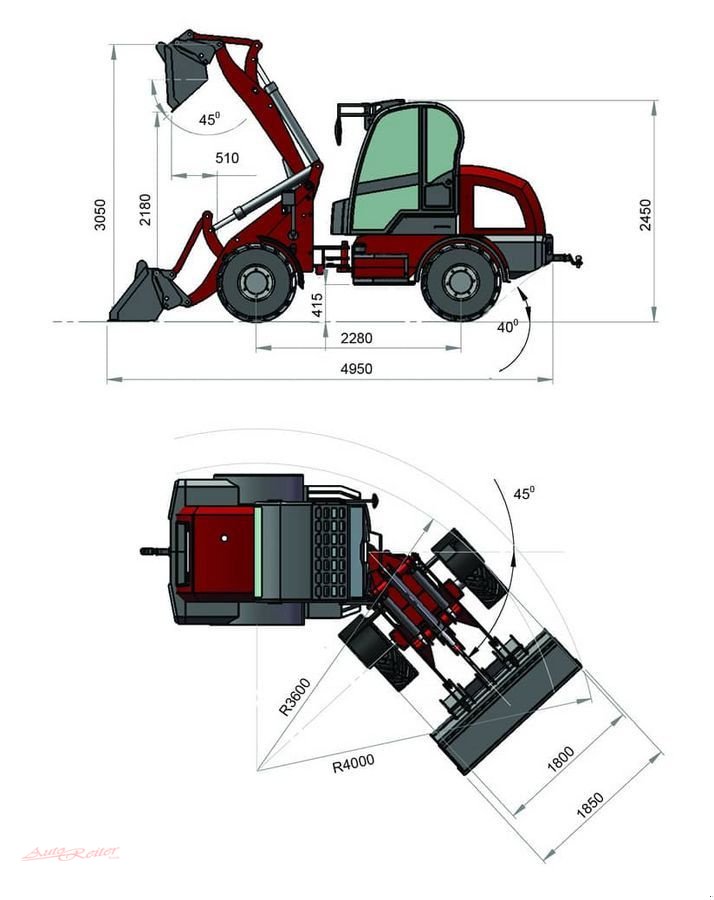 Hoflader tip Grizzly 816 HOFLADER 4x4! 2 Jahre mobile Garantie!, Neumaschine in Fohnsdorf (Poză 18)