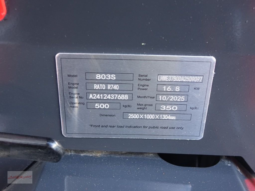 Hoflader des Typs Grizzly Grizzly 803s Mini Hoflader, Neumaschine in Fohnsdorf (Bild 17)