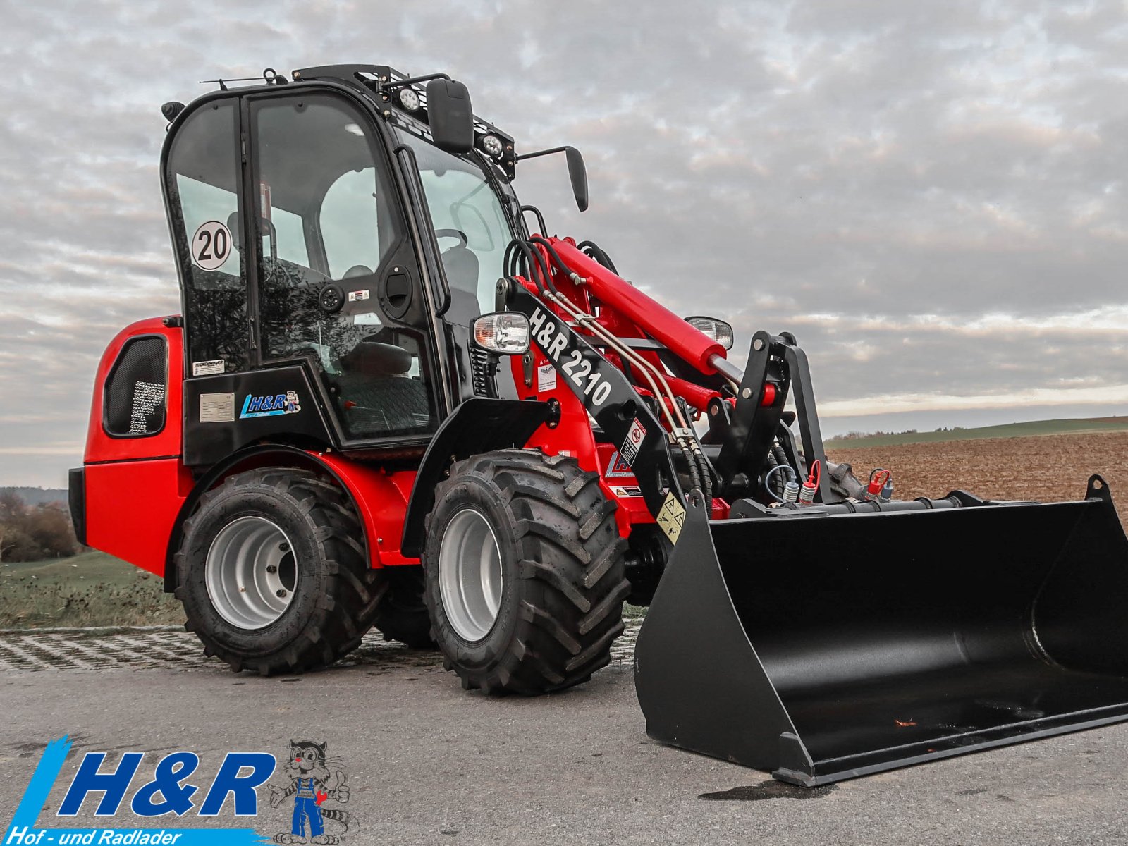 Hoflader a típus H&R 2210-B35 Radlader, Neumaschine ekkor: Falkenberg (Kép 9)