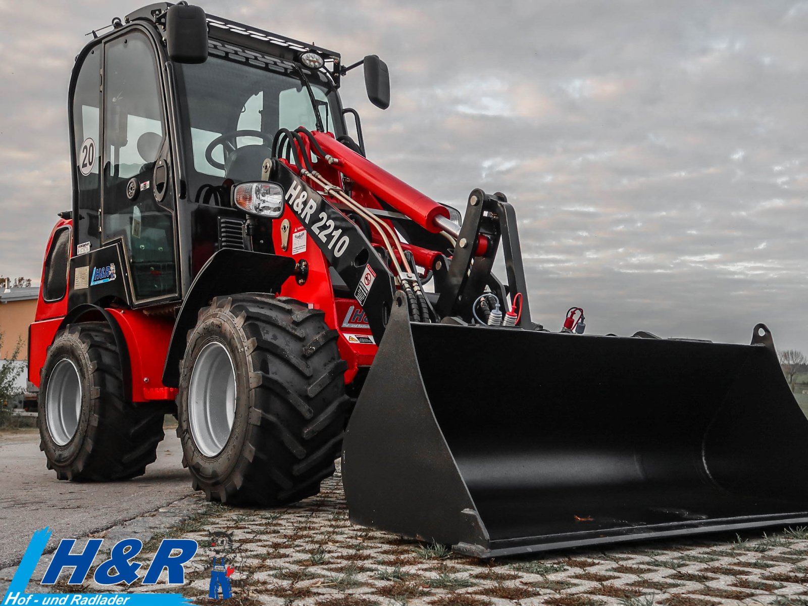 Hoflader a típus H&R 2210-B35 Radlader, Neumaschine ekkor: Falkenberg (Kép 13)