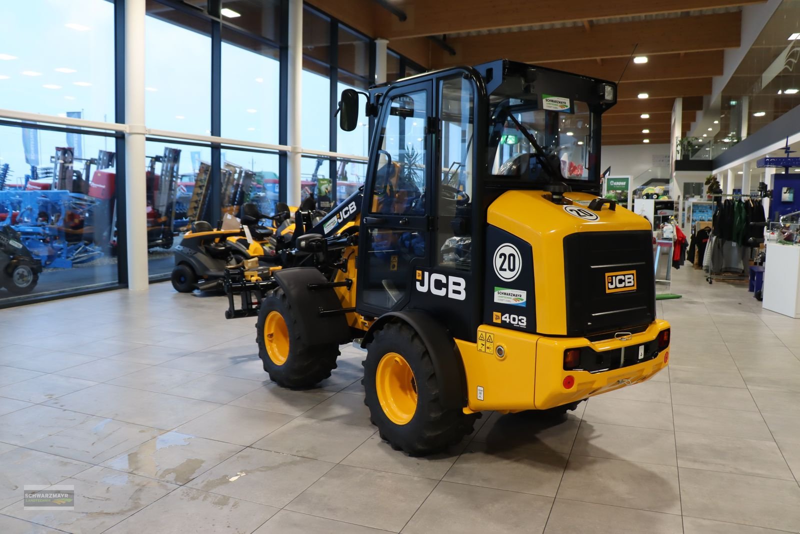 Hoflader Türe ait JCB 403 Agri 26PS Hoflader - Symbolfotos, Neumaschine içinde Gampern (resim 3)